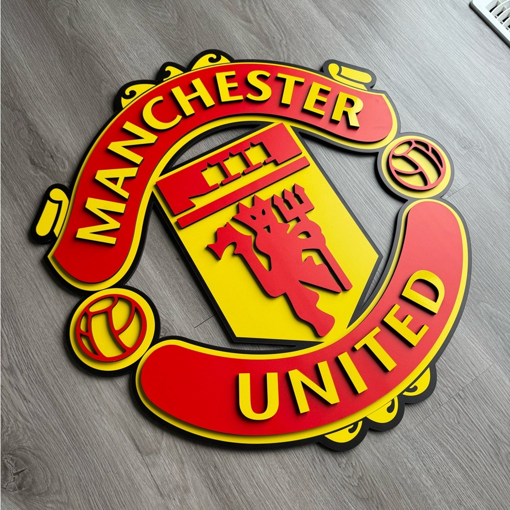 Manchester United 3D Wall Sign